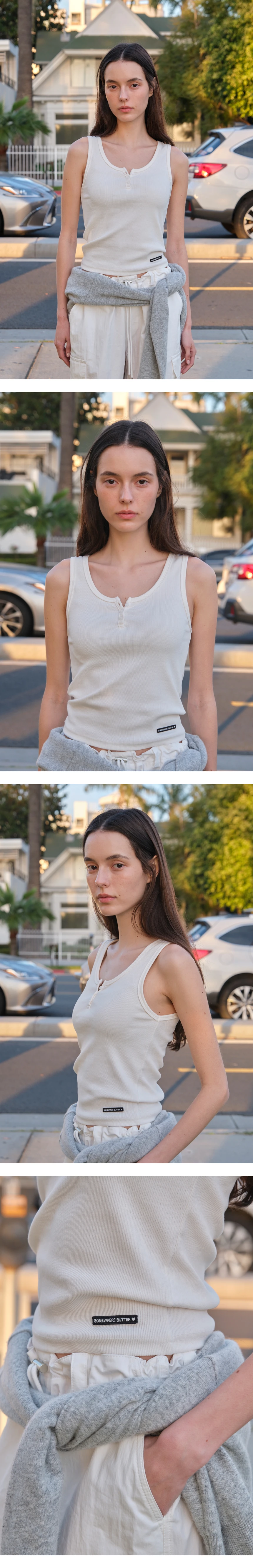 [P]Wappen Button Sleeveless - Ivory(02).jpg