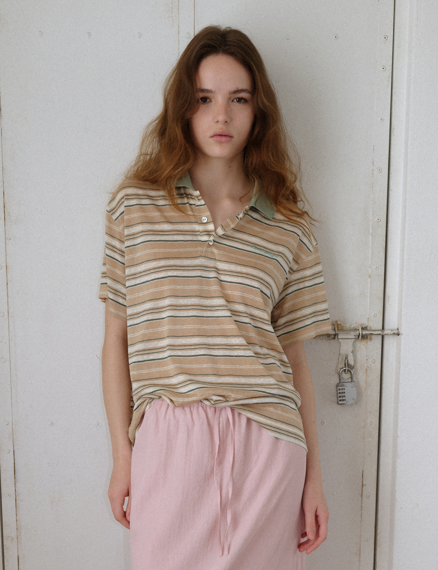 Paloma Pique T-shirt (Beige)