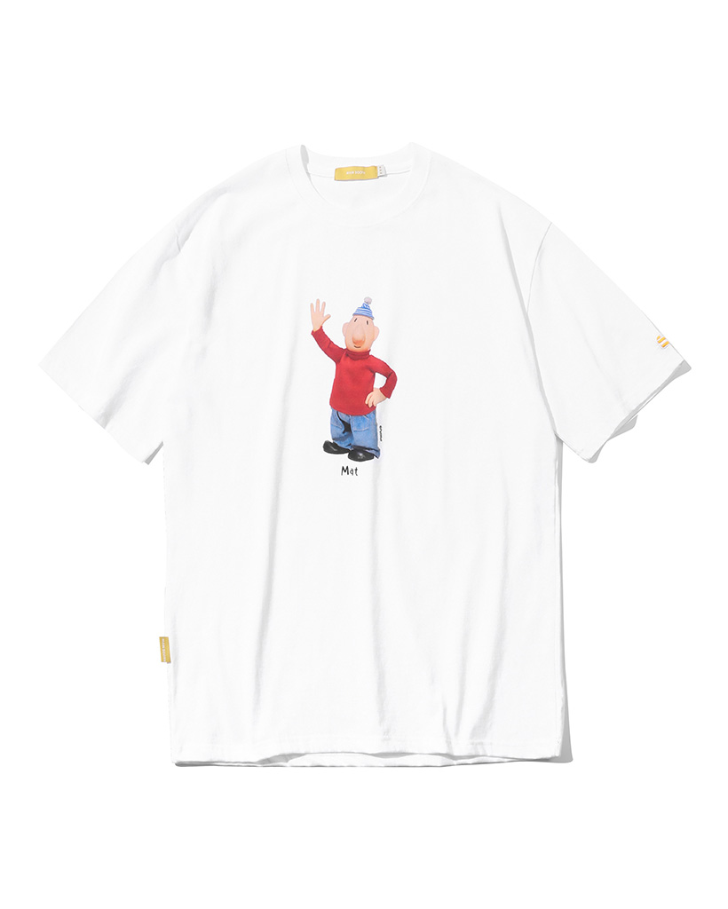 Influencer pick] [Pat&Mat] Mat T-shirt(WHITE) | ファッション