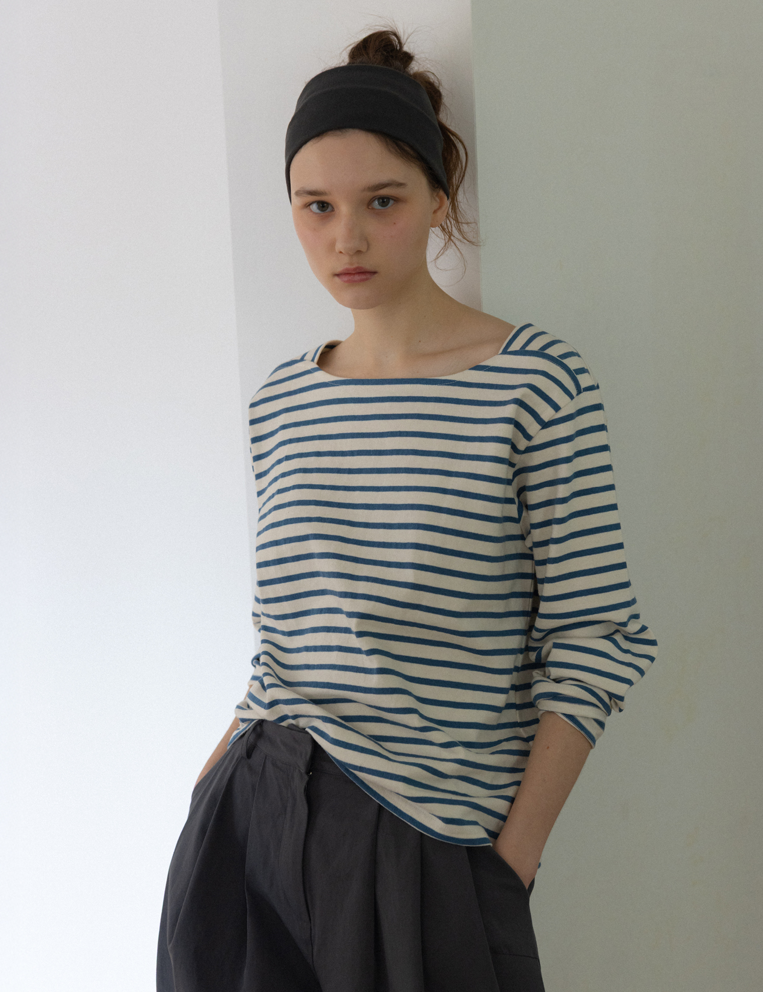Pauline Stripe T-shirt (Blue)