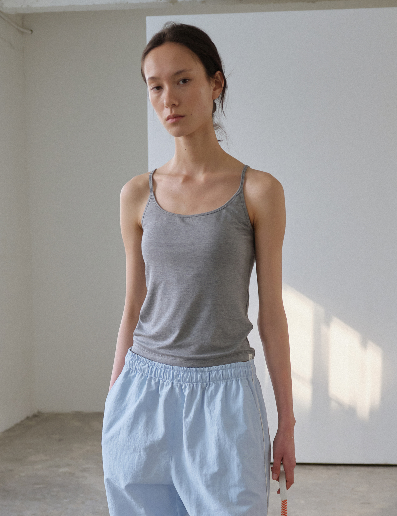 Phoebe Tank Top (Melange Gray)
