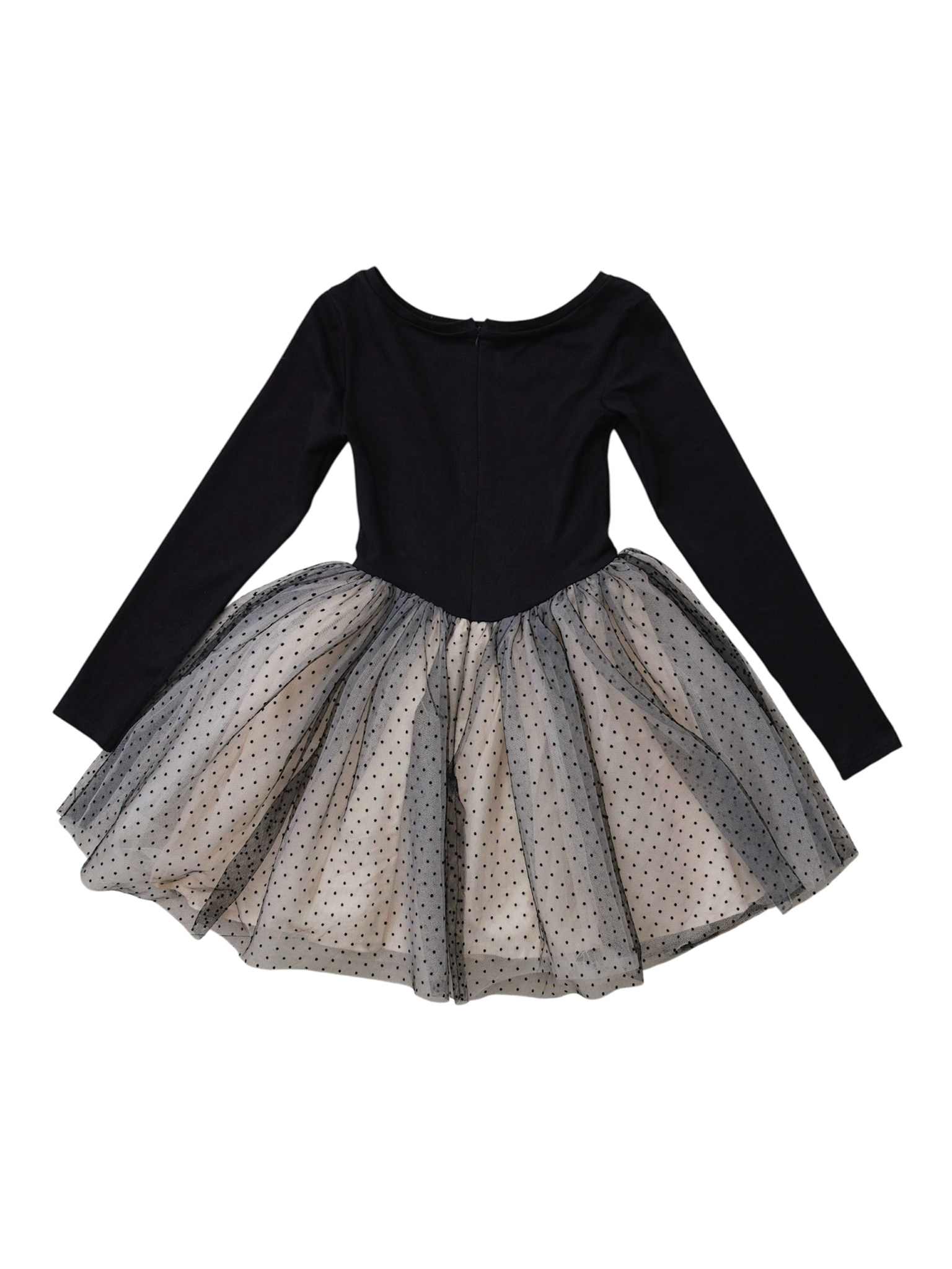 ワンピース Ballerina dot tulle docking one-piece Ballerina dot tulle docking one piece | ファッション通販サイト NUGU