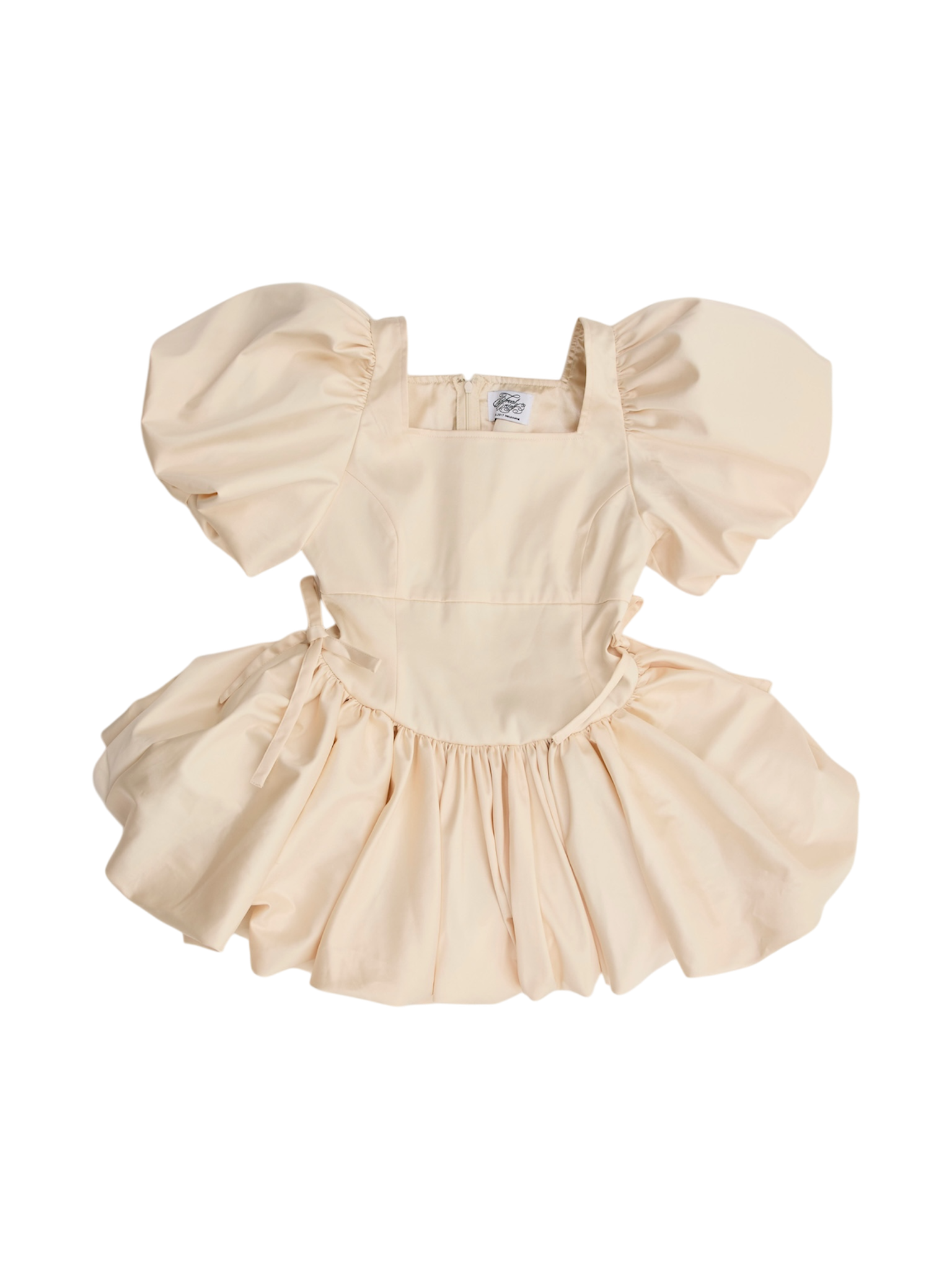 puff sleeve ballon mini one piece | ファッション通販サイト NUGU