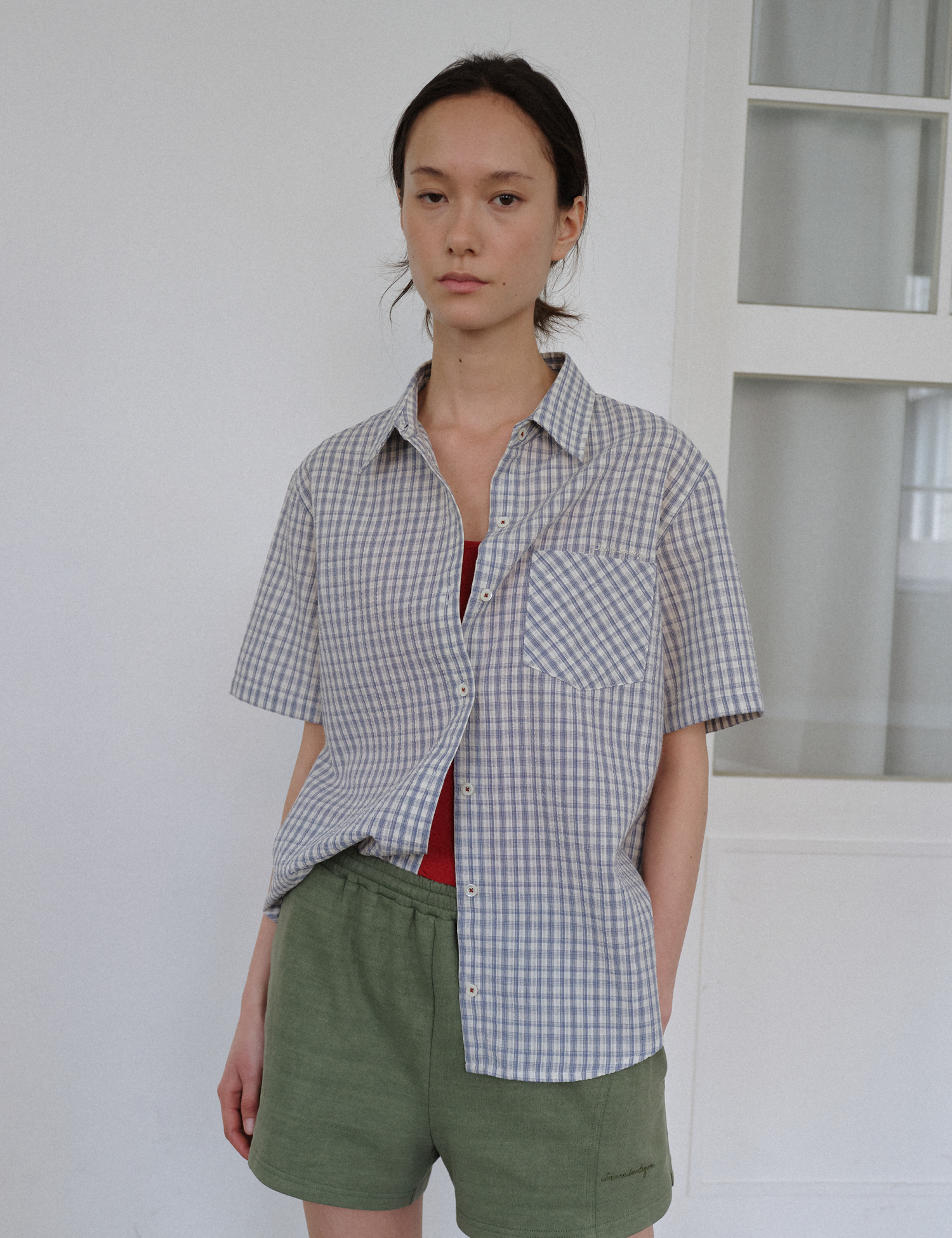 Piccolo Check Shirt (Blue)