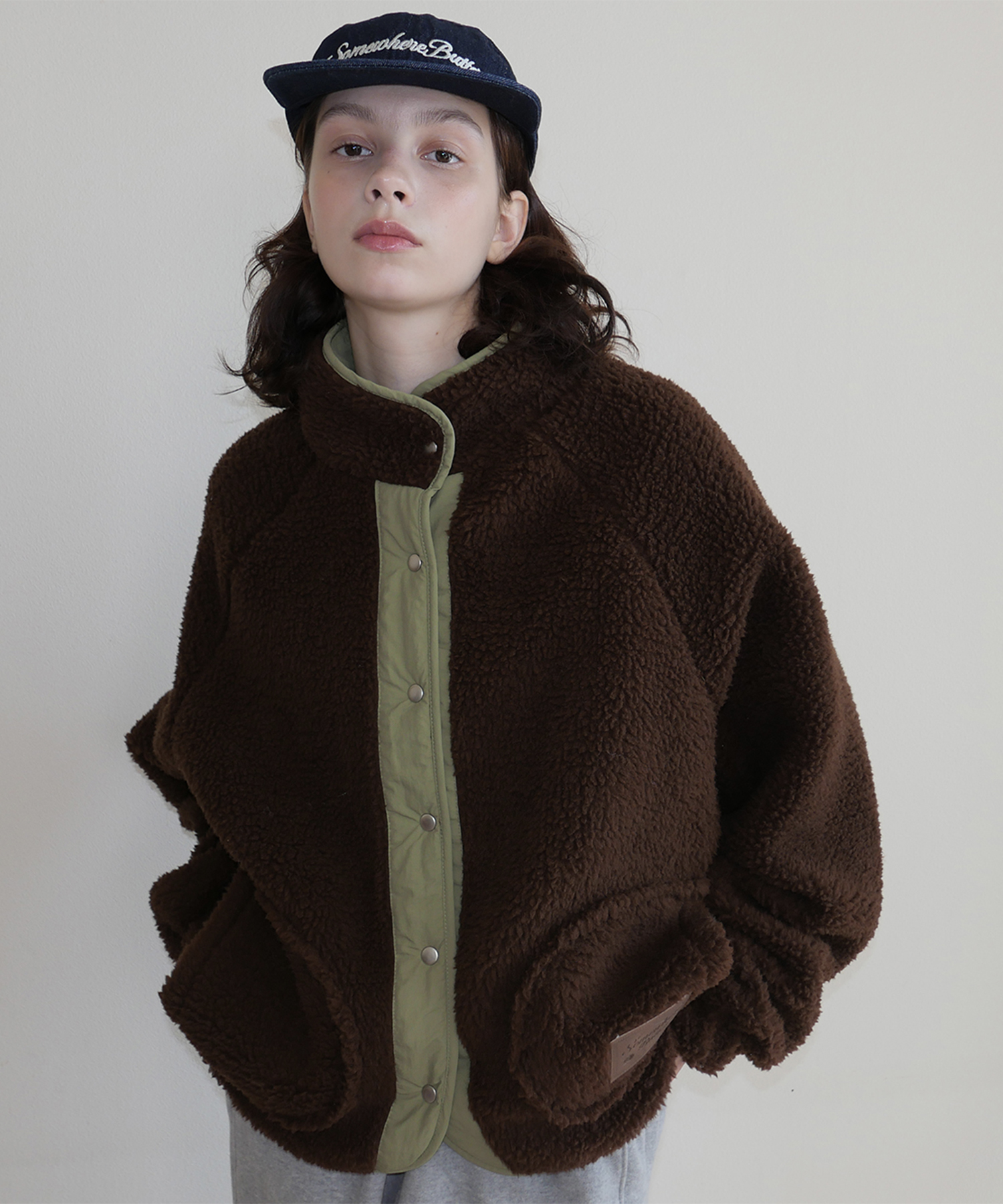 Poppy Fleece Jumper - Brown