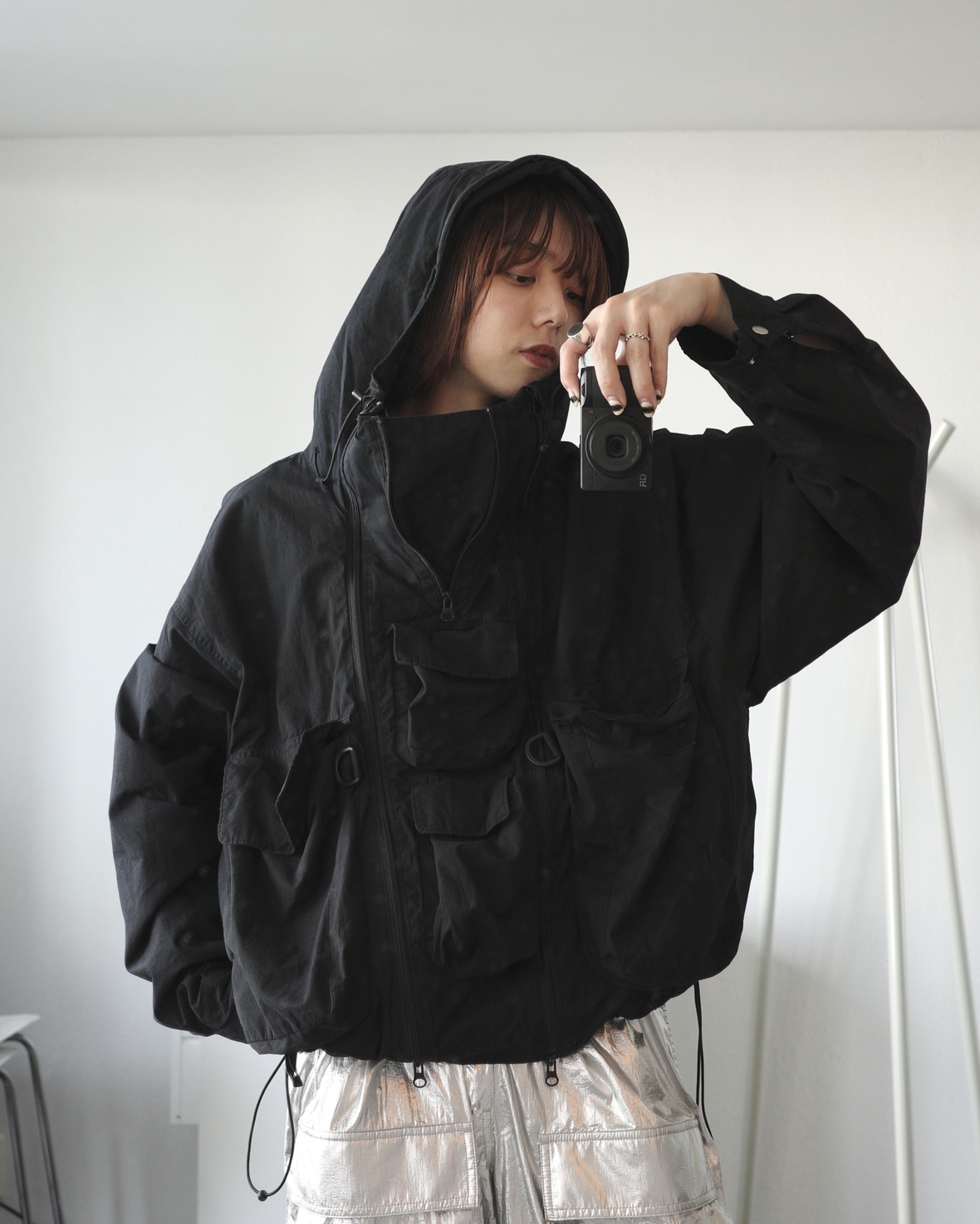 [秋再入荷]2wayナイロンテックパーカー