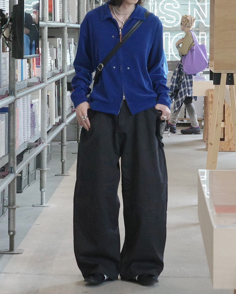 ユニセックス)カラージップアップカーディガン | ファッション