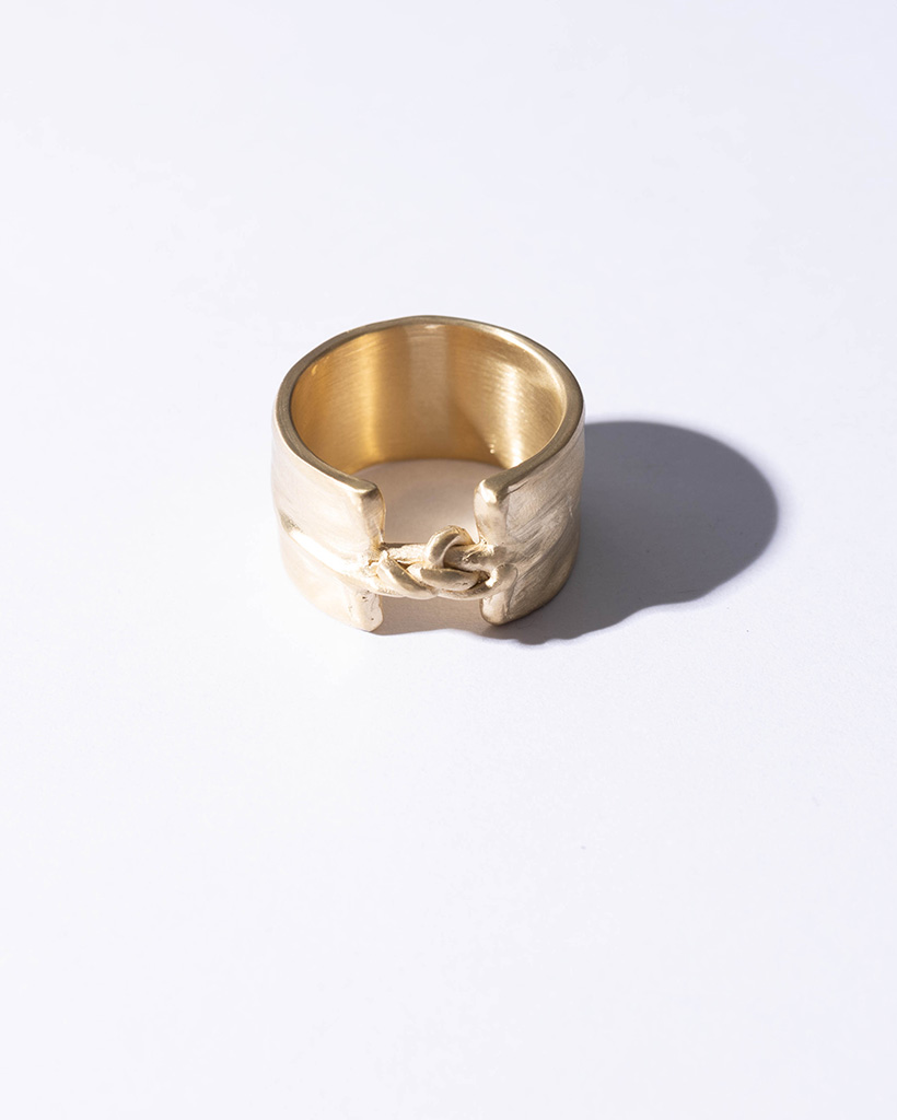 DOODLE RNG(4mm) SILVER925(18K GOLD PLATED) | ファッション