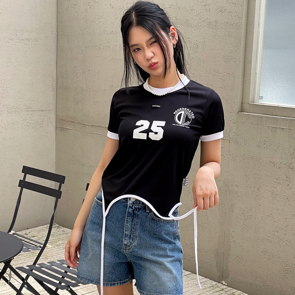 ANDWANG bijou wish rib tops tシャツ andwang bijou wish rib tops black Tシャツ - メルカリ