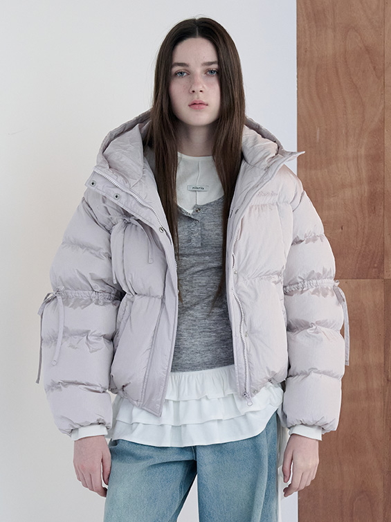 RIBBON DOWN SHORT PADDING LAVENDER | ファッション通販サイト NUGU