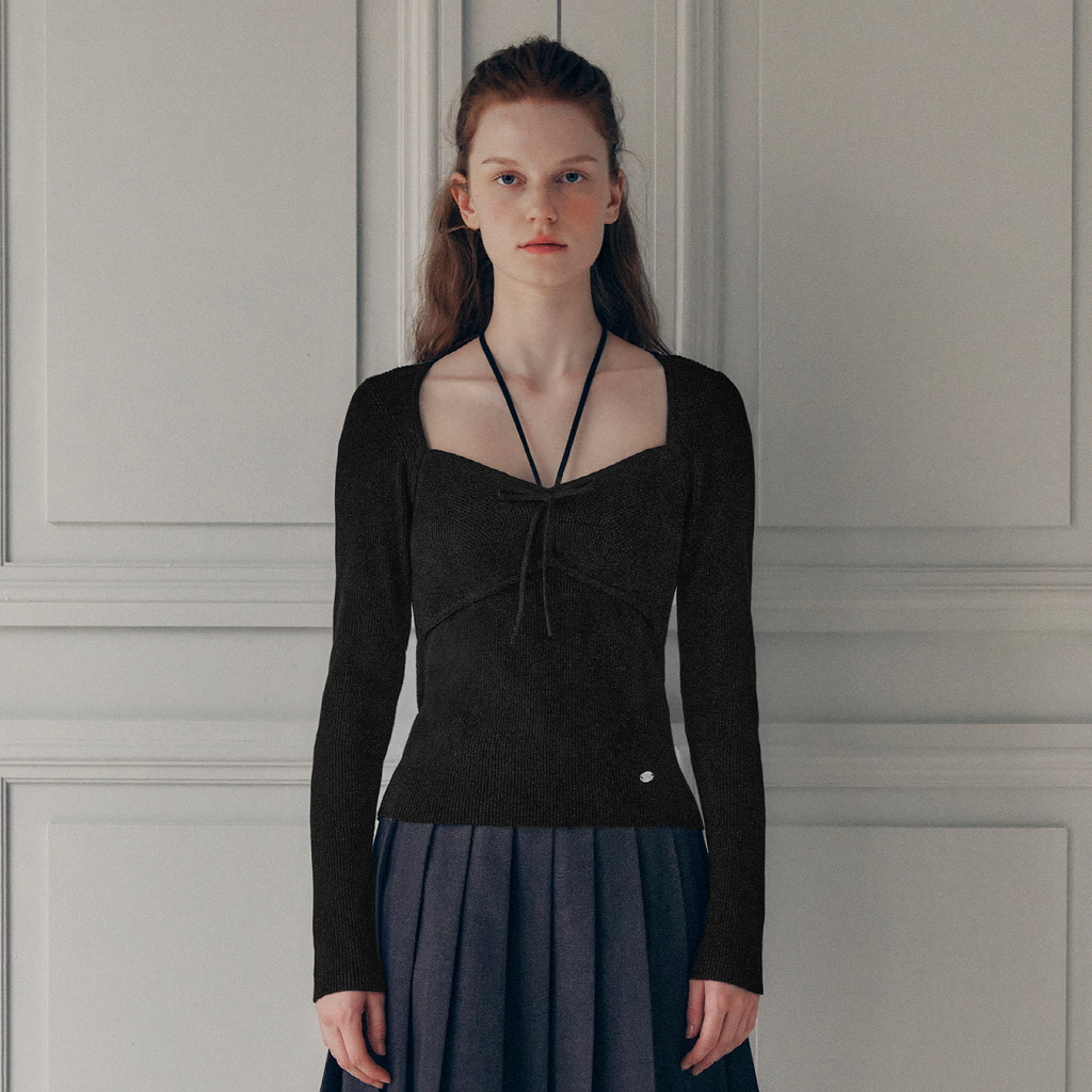 トップス riu halter neck ribbon knit Riu on X: 