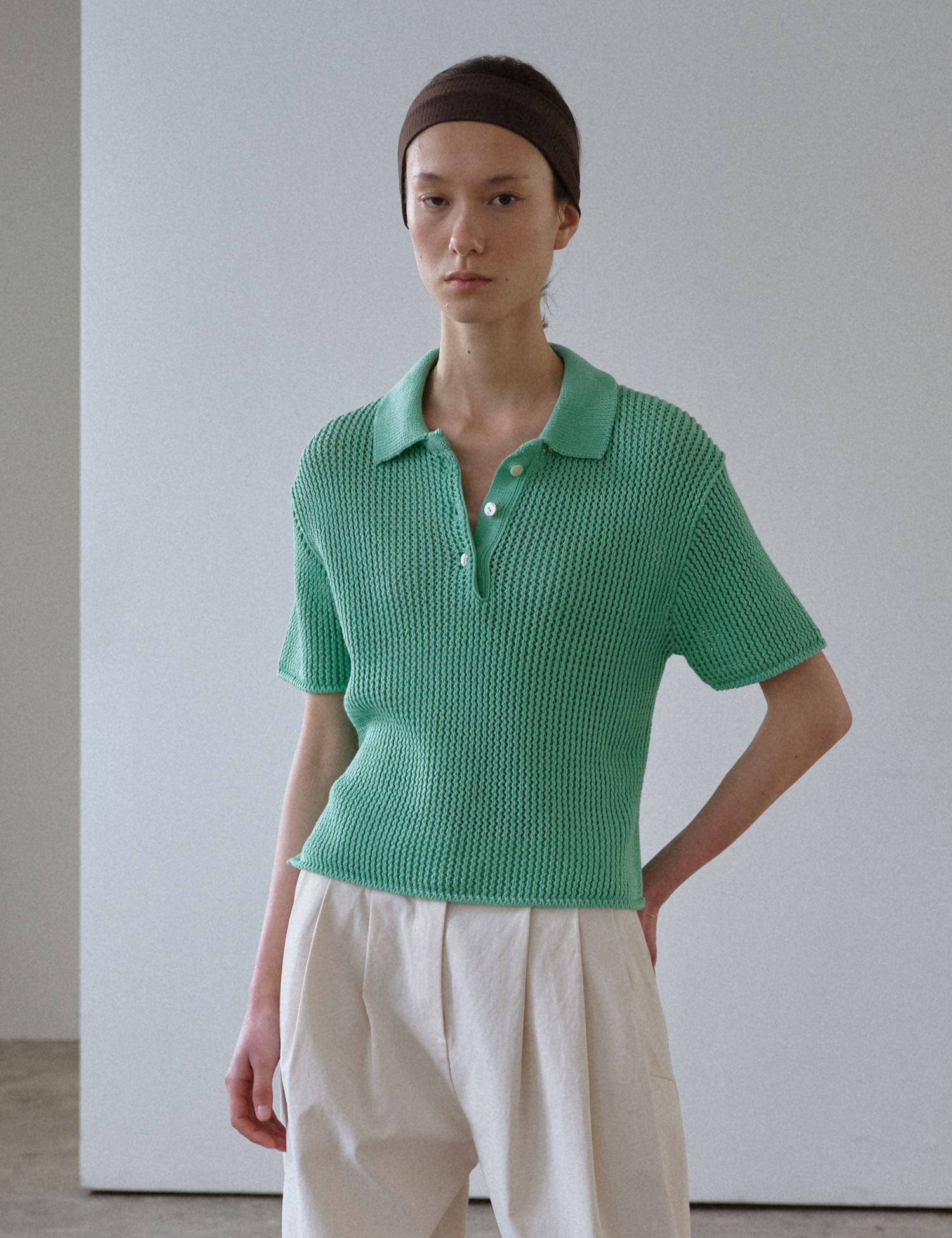 Raymond Knit (Emerald Mint)