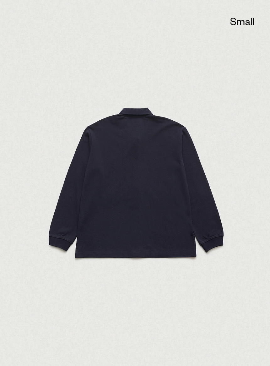 Renor Pique Shirt Cardigan_Navy_02.jpg