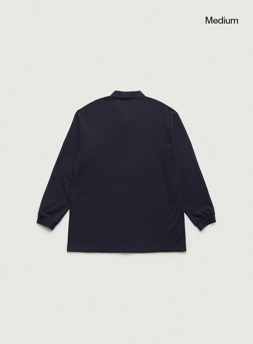 Renor Pique Shirt Cardigan_Navy_06.jpg
