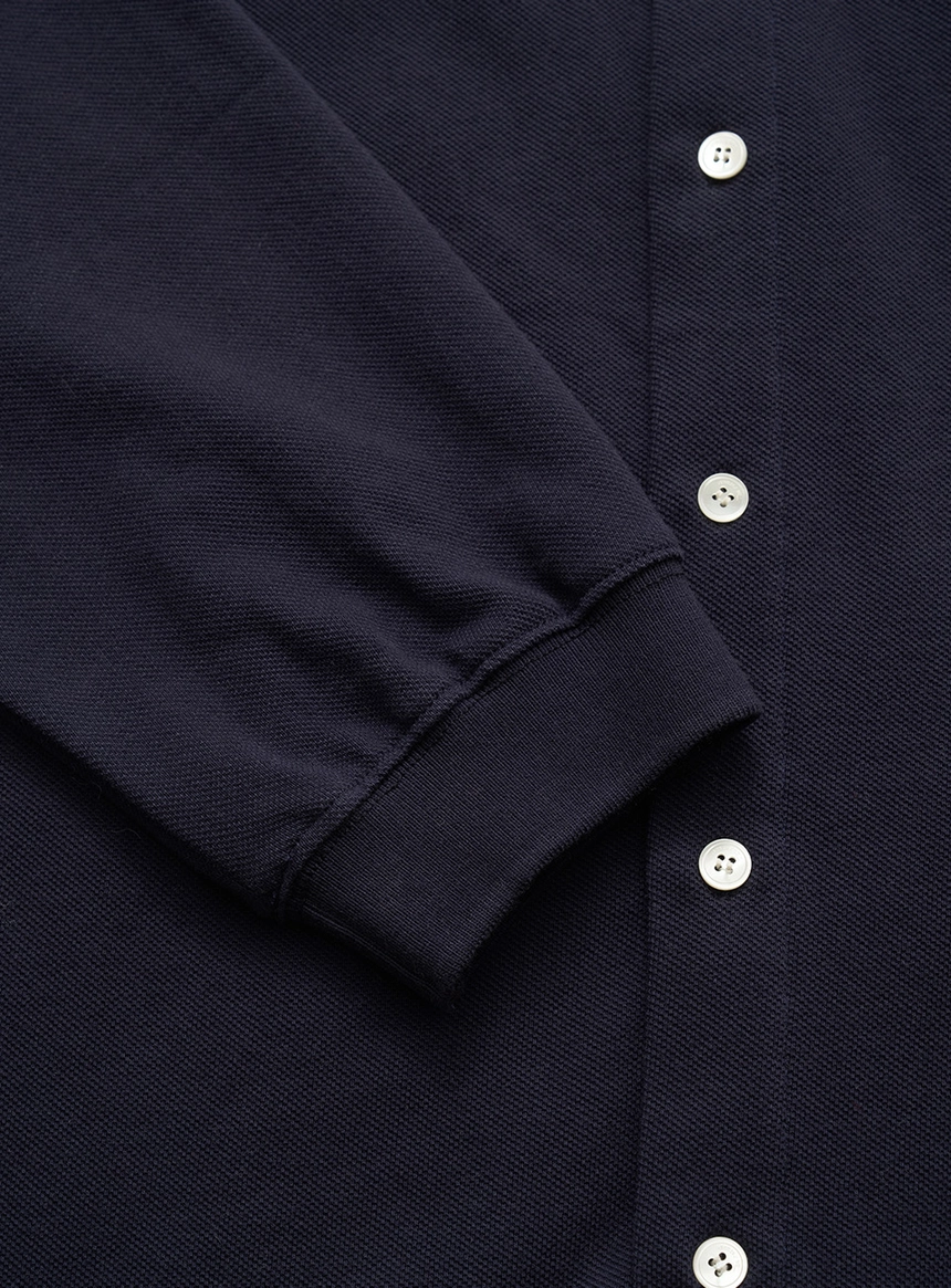 Renor Pique Shirt Cardigan_Navy_08.jpg