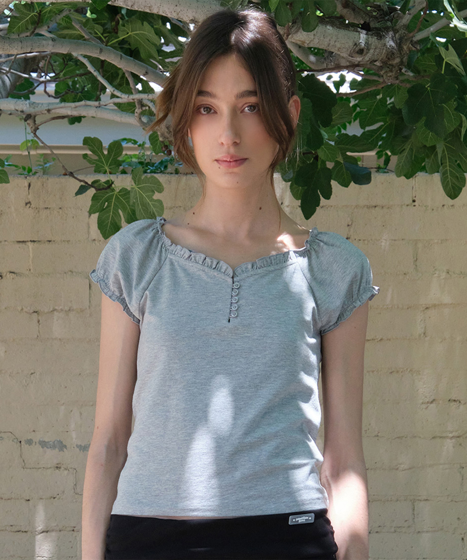 Roha Fril Top - Grey