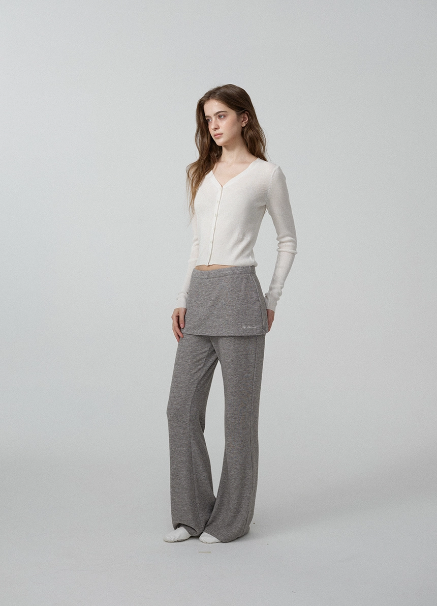 Ron Layered Skirt Pants_Melange Grey_04.jpg