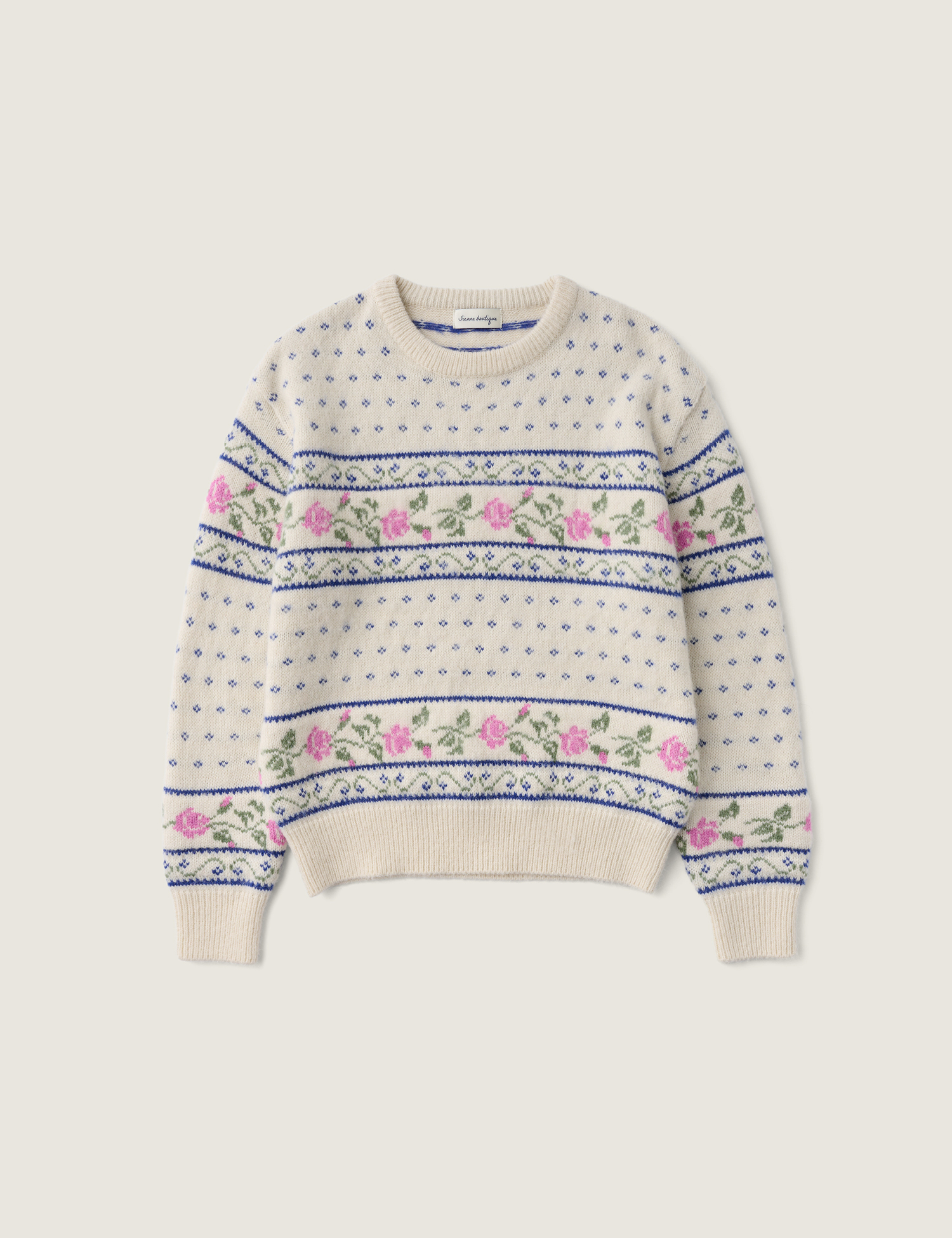 [nugu限定商品][nugu限定商品] Rosé Alpaca Knit (Cream)