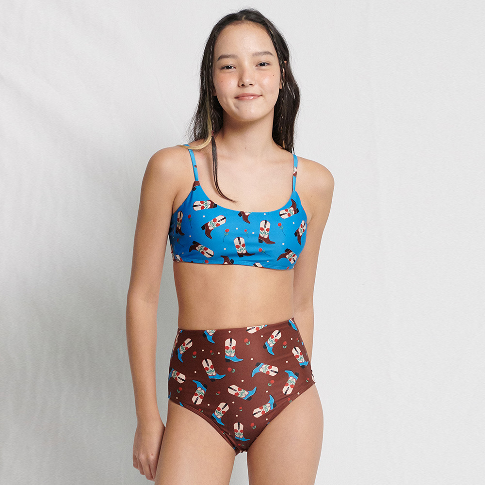 Rhude 水着 Roxy MINI HULA BEADS STRAPPY TRI ウィメンズ 水着 トップ&lt