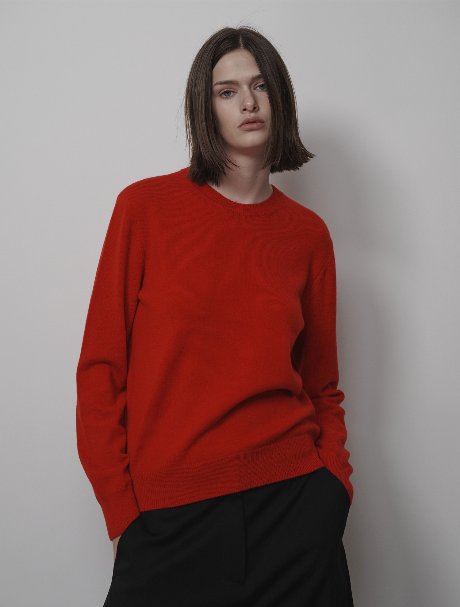 cashmere dot knit, black red | ファッション通販サイト NUGU