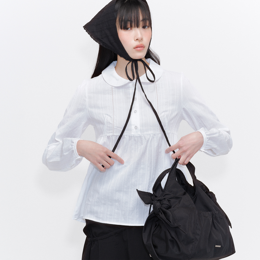 ribbon quilting Rucksack ベージュ KIKI · Ribbon Backpack / gray | ファッション通販サイト NUGU
