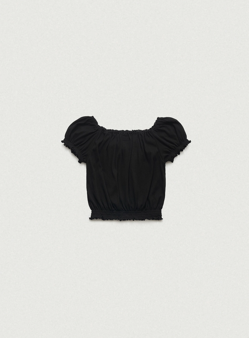 Rudy Shirring Puff Top_Black_02.jpg
