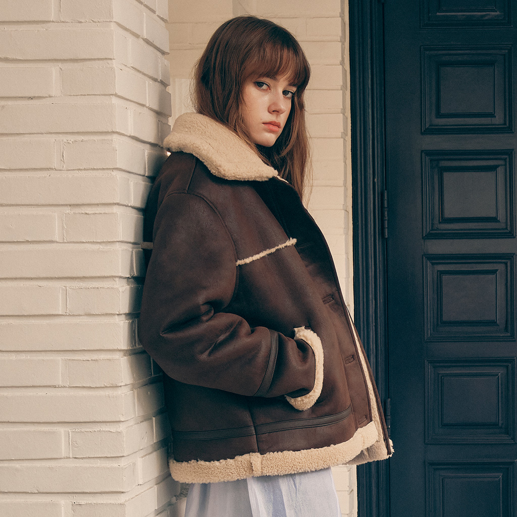 SHEARING MUSTANG BROWN | ファッション通販サイト NUGU