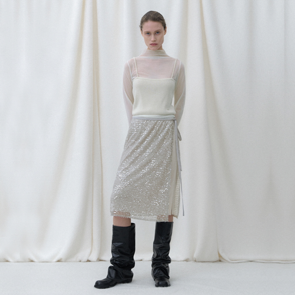 ★rolarola★ LACE LAYERED ONEPIECE IVORY 로라로라