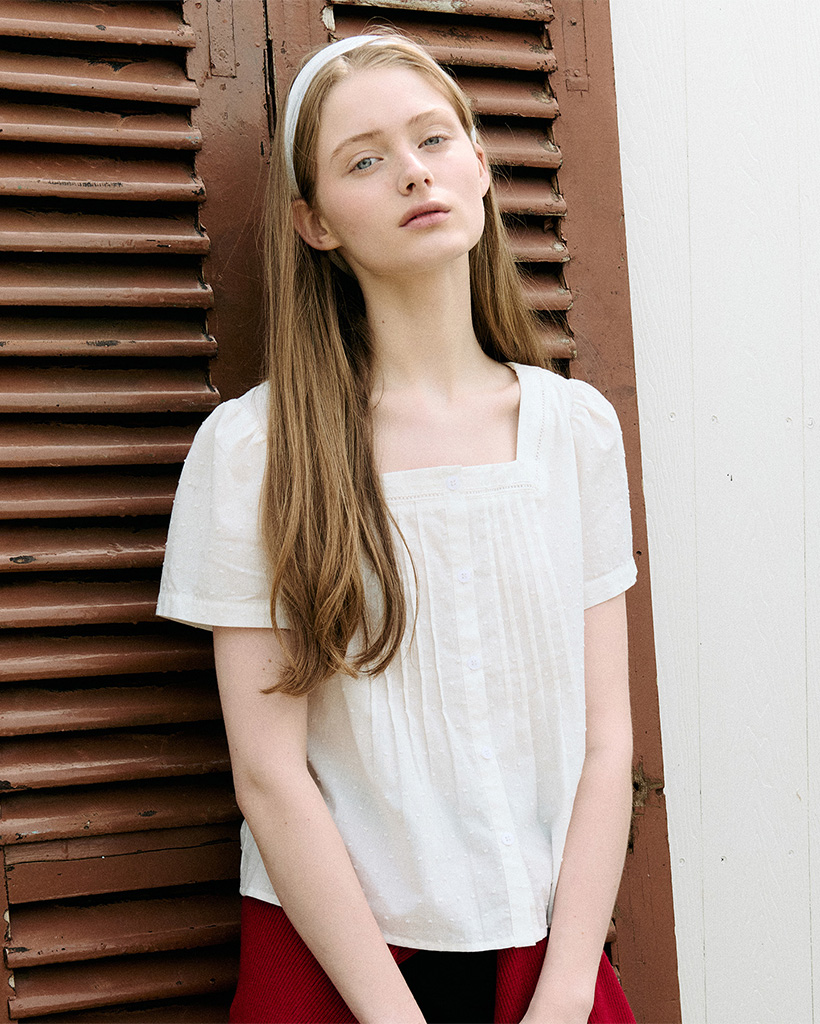 JACQUARD SHIRRING BACKPACK IVORY | ファッション通販サイト NUGU