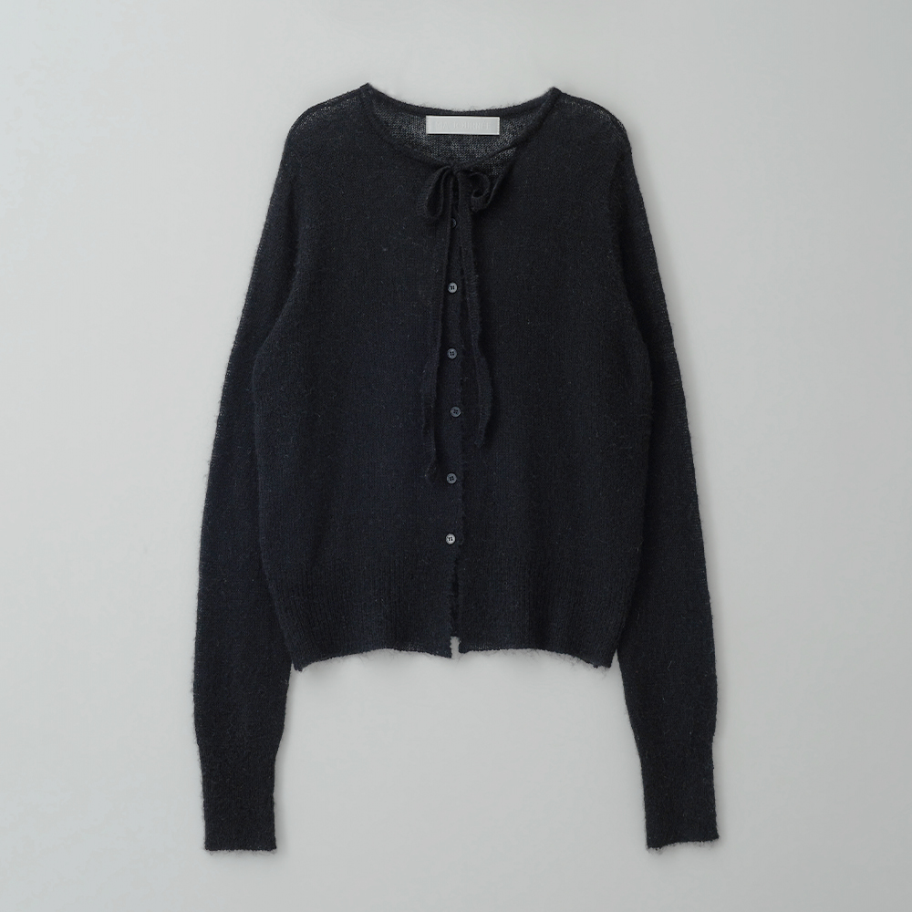 [Influencer pick] STRING CARDIGAN_BLACK
