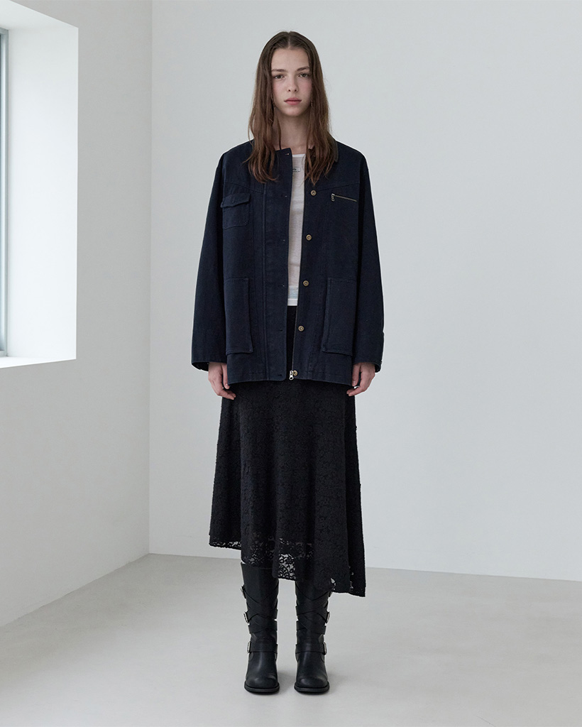 スカート n.k atelier shirring dot long skirt n.k atelier shirring dot long skirt