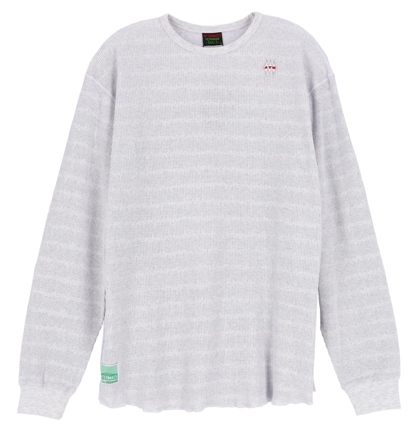 STRIPE WAFFLE LS 그레이 전면.png