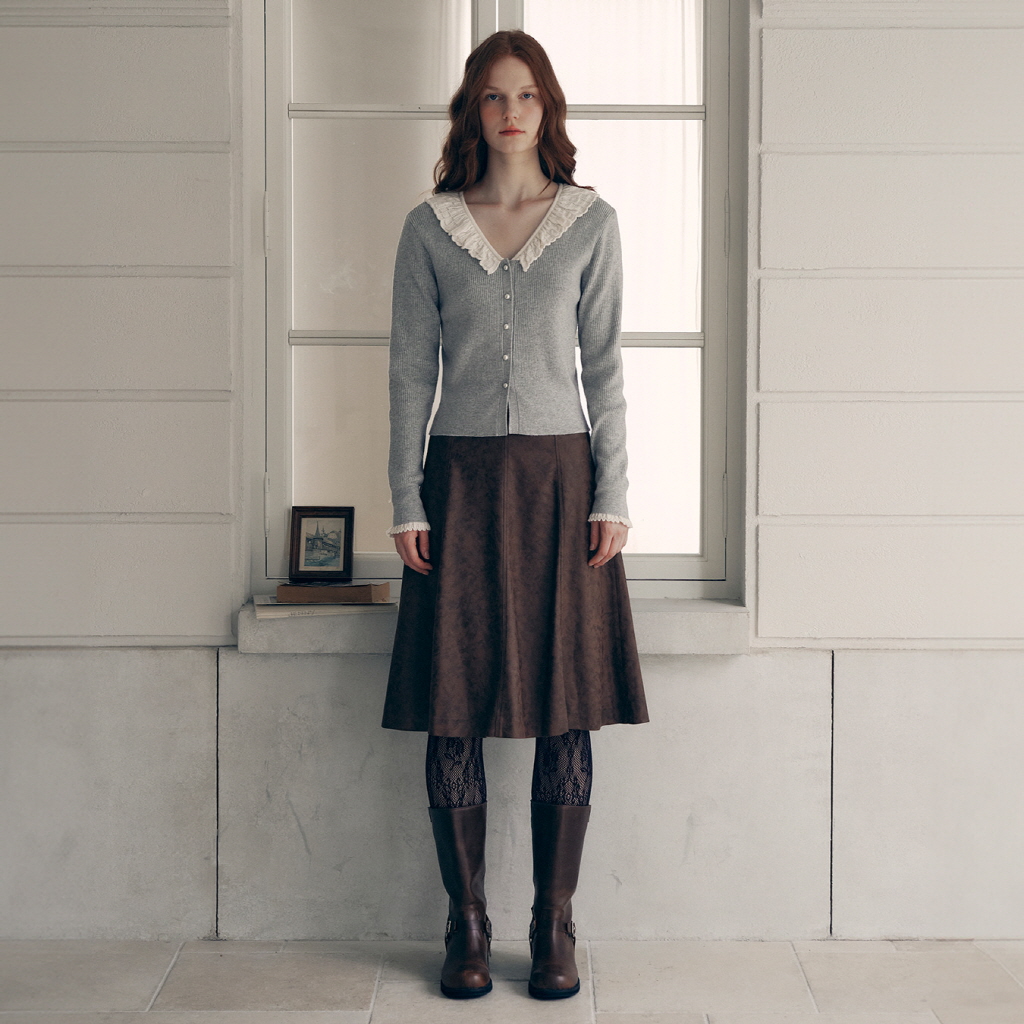 CHECK MIDI SKIRT BROWN | ファッション通販サイト NUGU