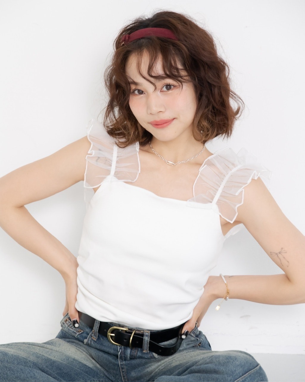 フリルカップ付きキャミ | ファッション通販サイト NUGU