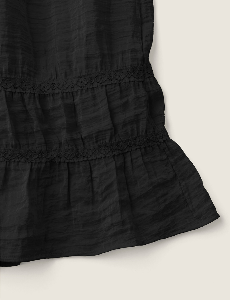 Sandy Shirring Skirt (Black) | ファッション通販サイト NUGU Sandy Shirring Skirt (Black) | ファッション通販サイト NUGU