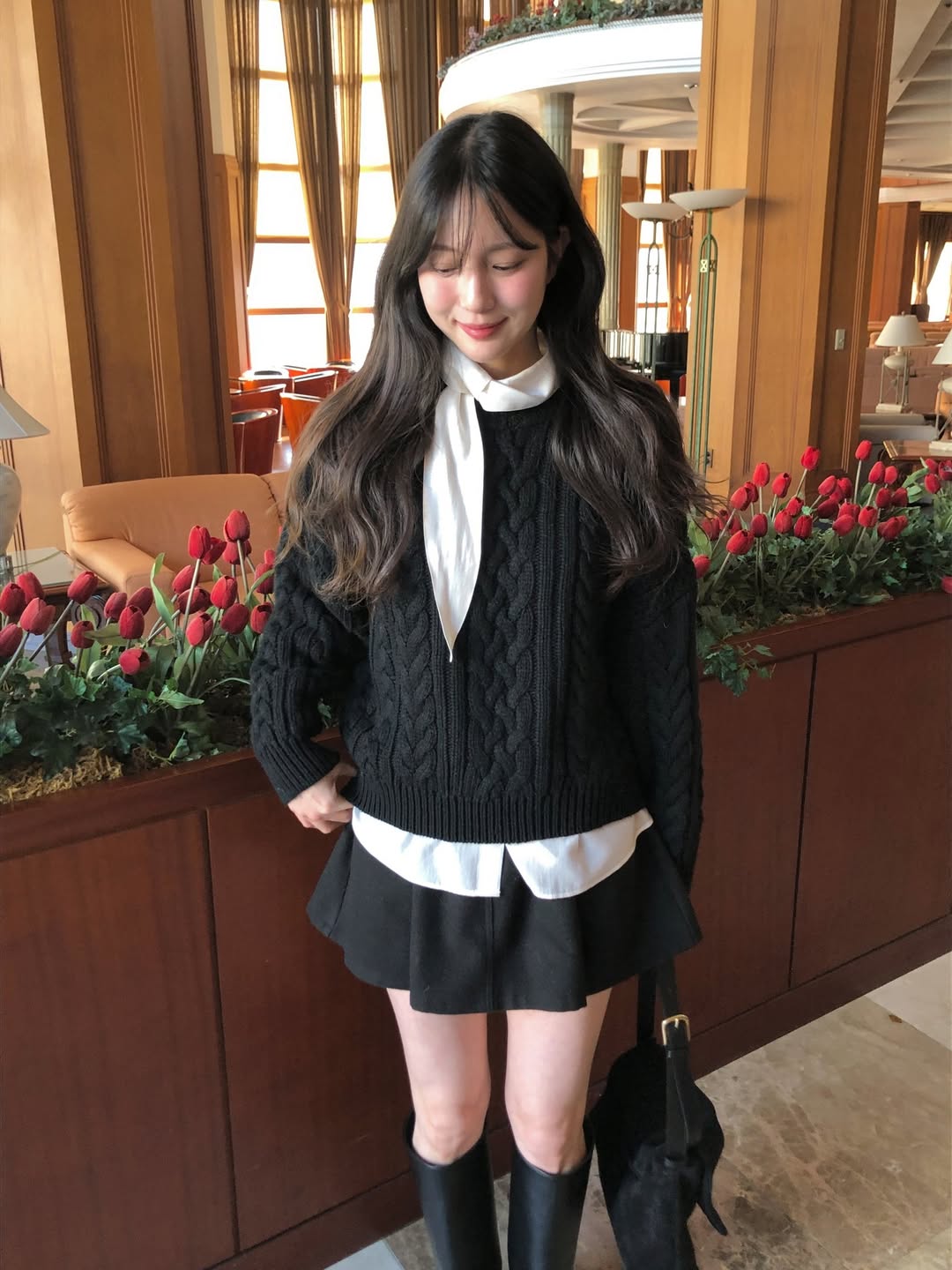 5 color)ボウタイブラウス | ファッション通販サイト NUGU