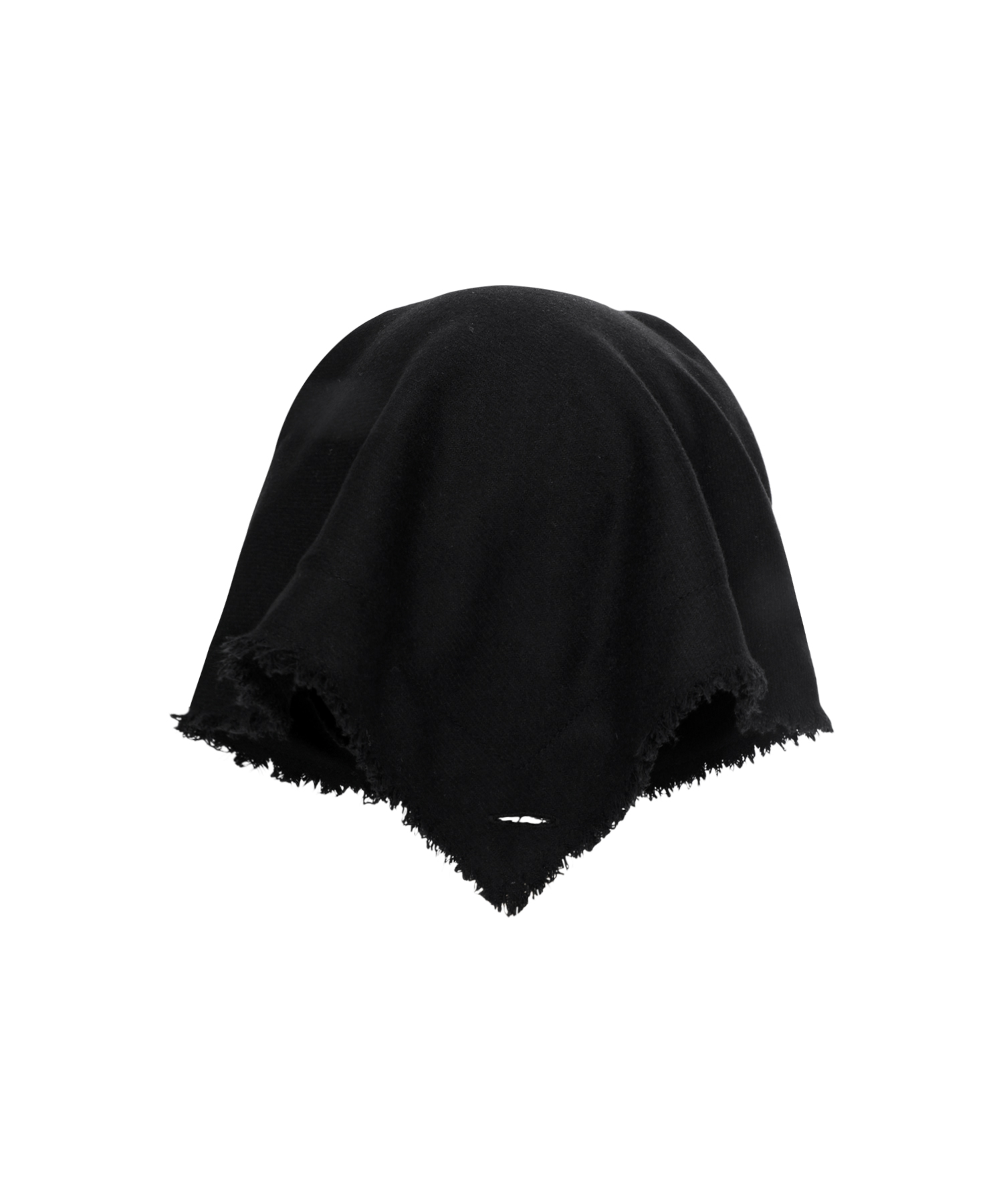 帽子 Ojos Scarf Veil Wool Cap / Black Scarf Veil Wool Cap / Black | ファッション通販サイト NUGU