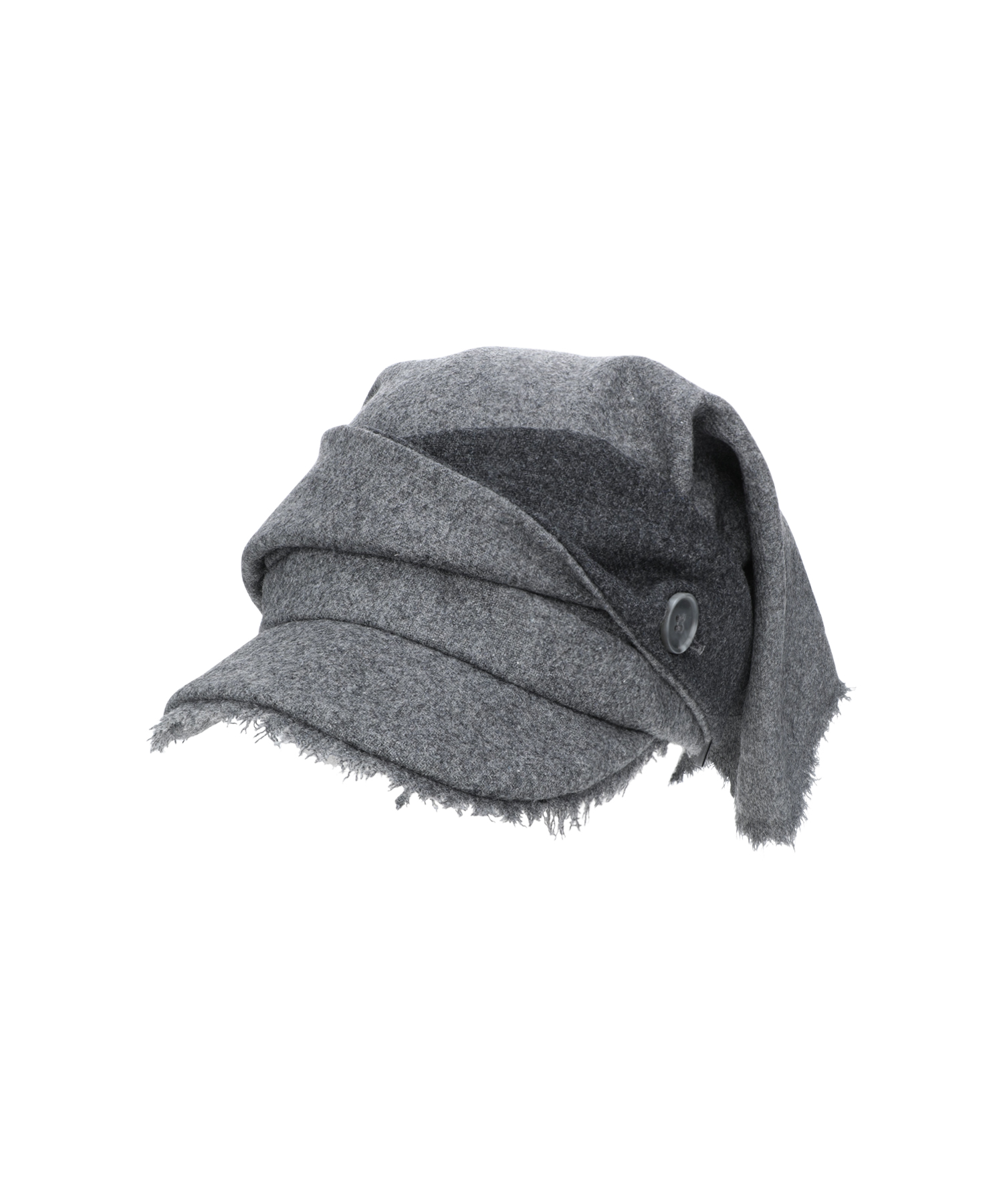 Scarf Veil Wool Cap / Grey | ファッション通販サイト NUGU