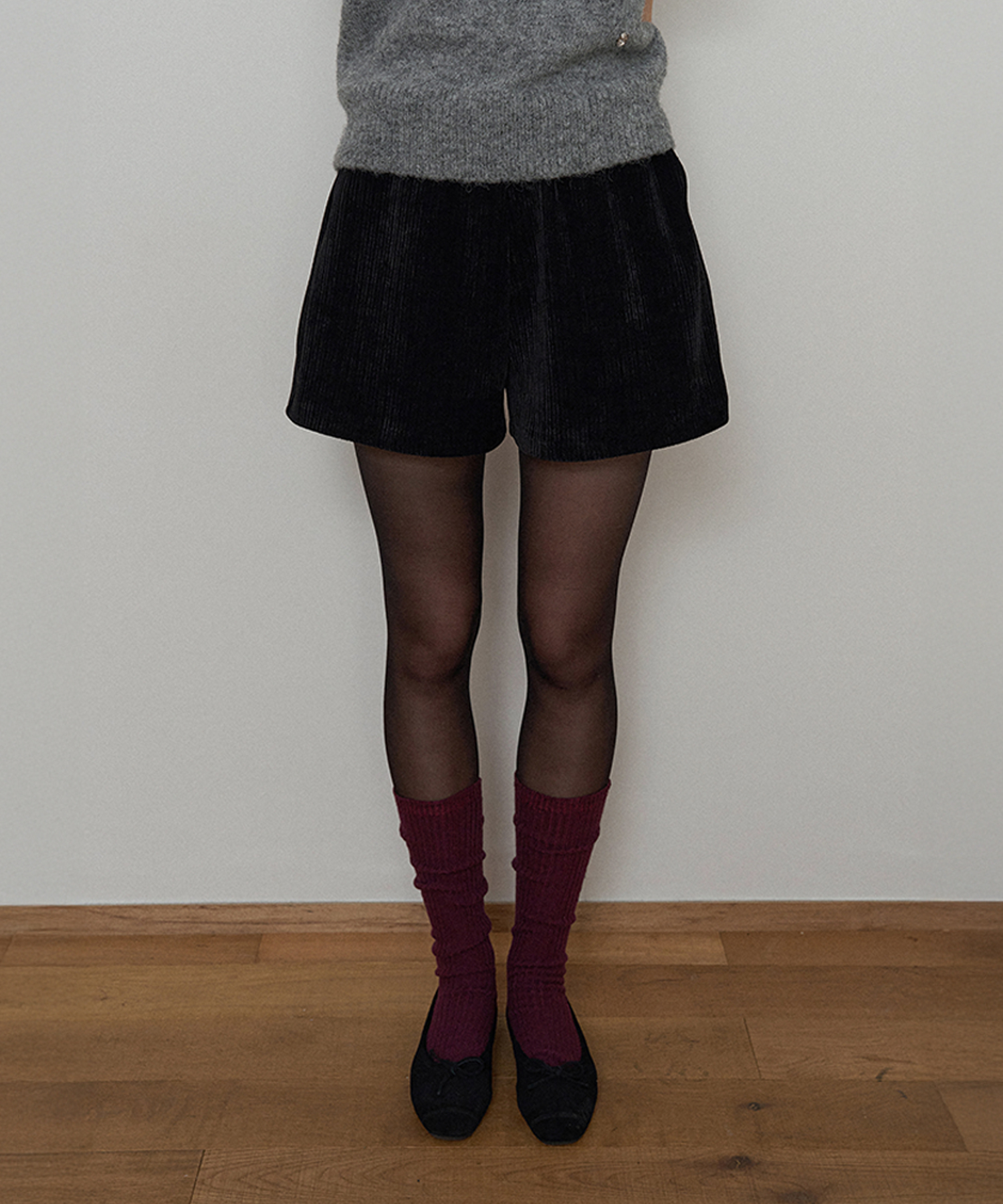 Sein Velour Shorts-black