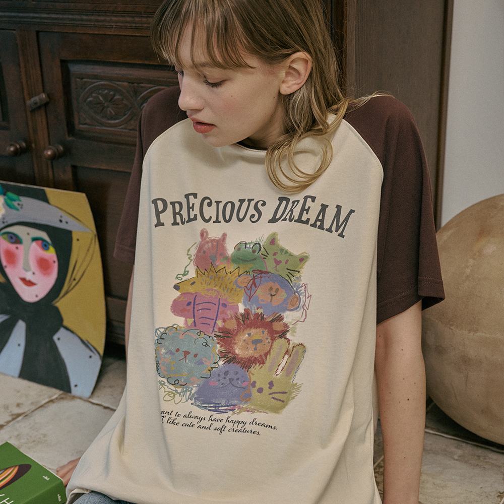 Tシャツ・カットソー CPGN STUDIO Precious Raglan Short Sleeve Tee 5JH1026 MUSINSA公式 | CPGN STUDIO Precious Raglan Short Sleeve T