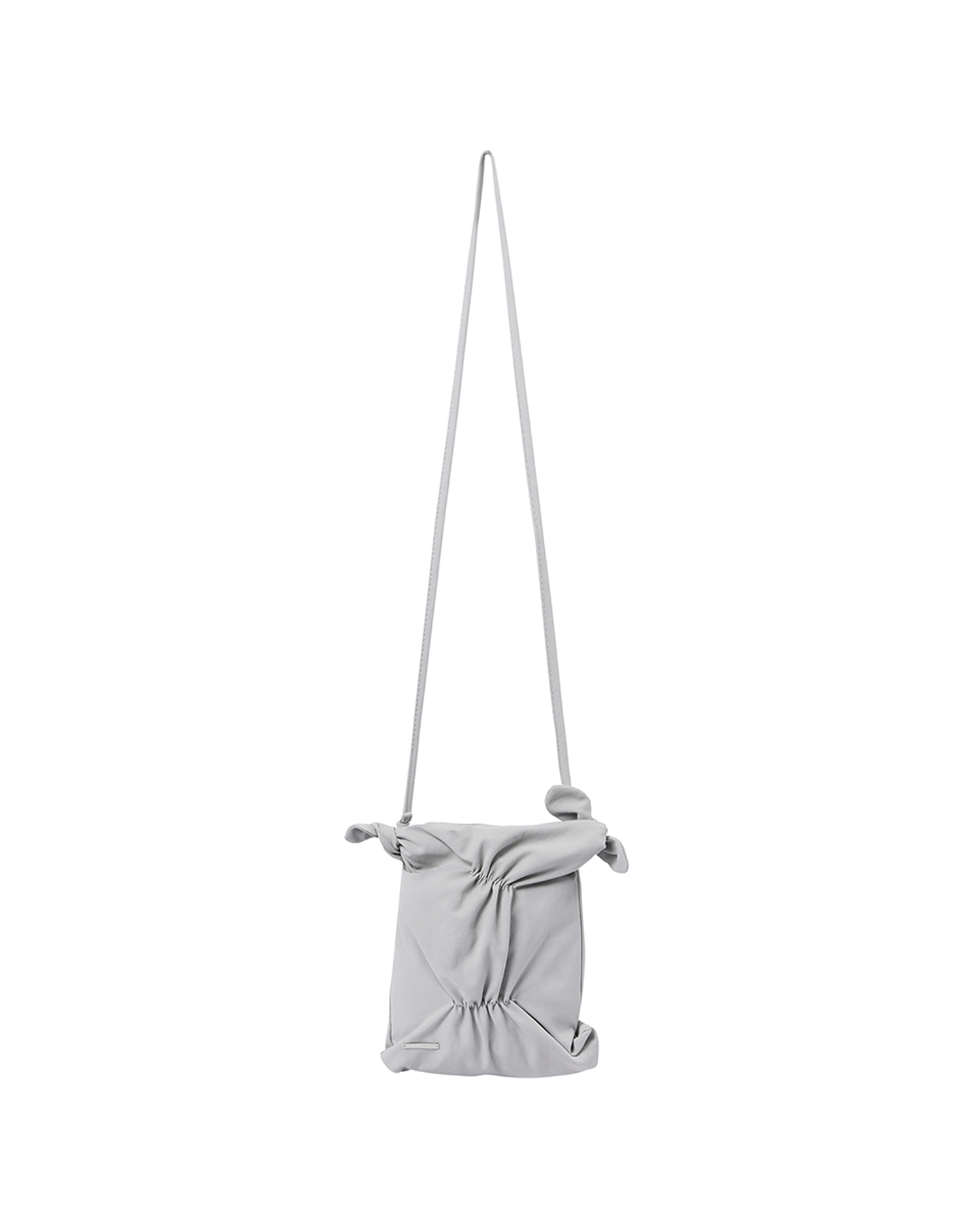 ★ MISEKI SEOUL★ Shirring mini cross bag GREY MSK252BG03GR MUSINSA公式 | MISEKI SEOUL Shirring mini cross bag GREY