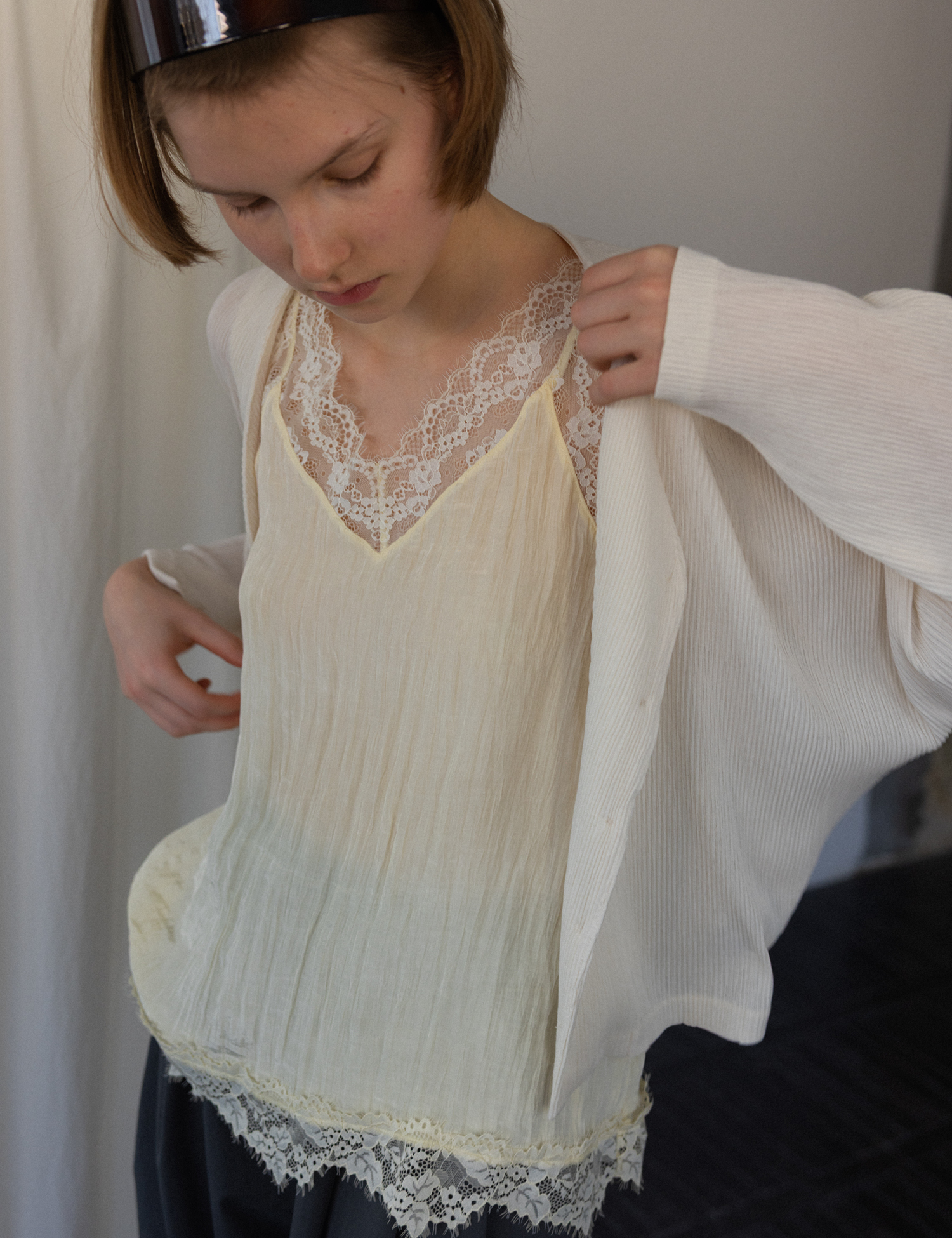 Sia Lace Camisole (Cream)