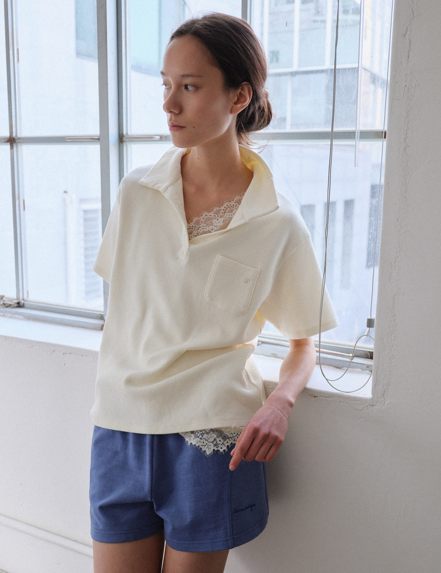 Siena Polo Top (Lily White)