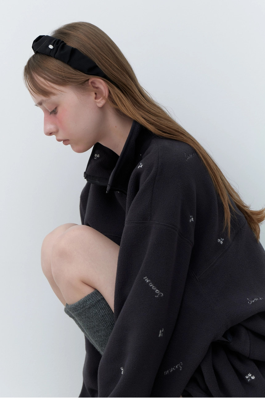 Silvery Fleece Anorak (Charcoal)5.jpg