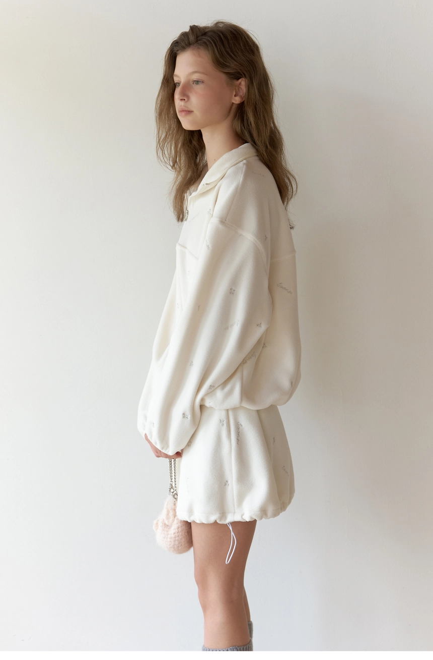 Silvery Fleece Anorak (Cream)4.jpg