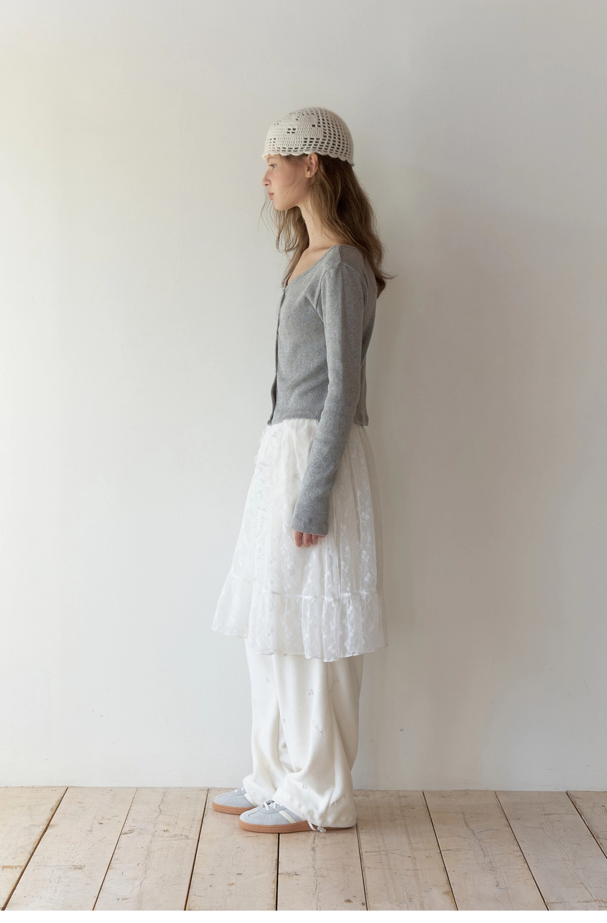 Silvery Fleece Joggers (Cream)3.jpg