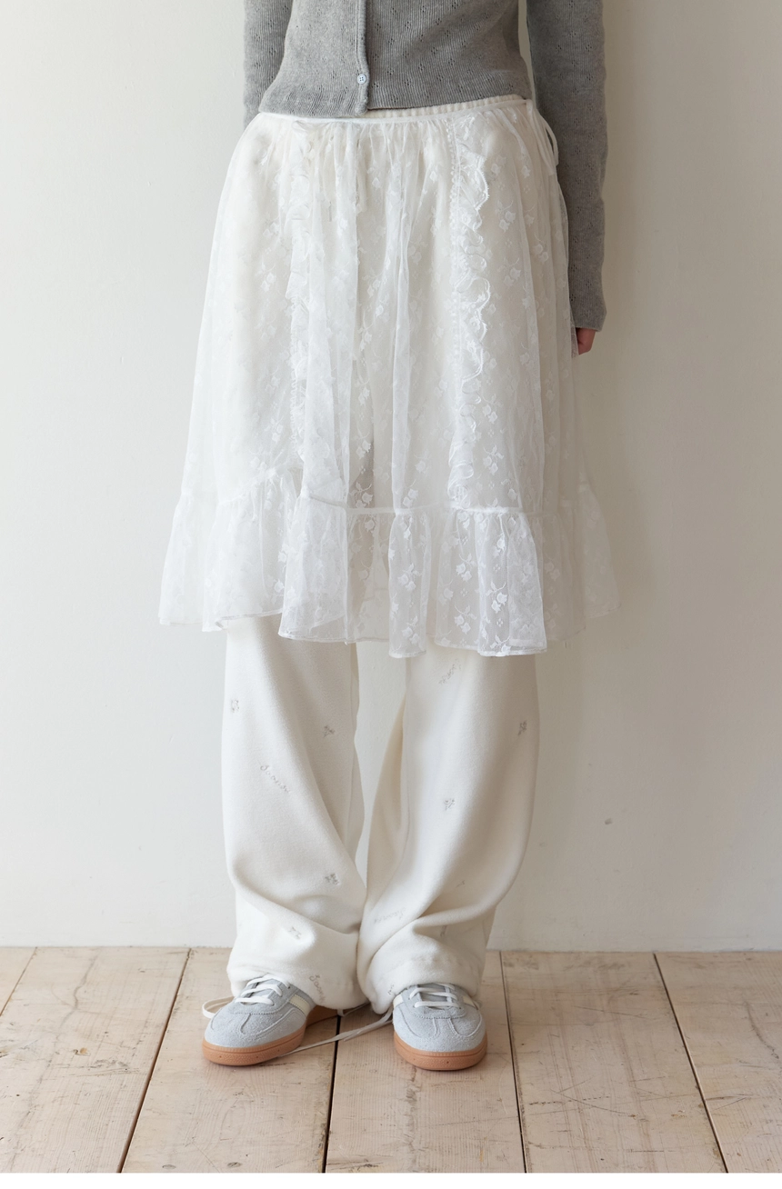 Silvery Fleece Joggers (Cream)4.jpg