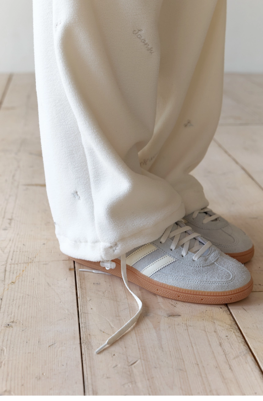 Silvery Fleece Joggers (Cream)5.jpg