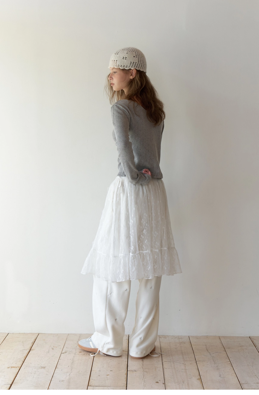 Silvery Fleece Joggers (Cream)6.jpg