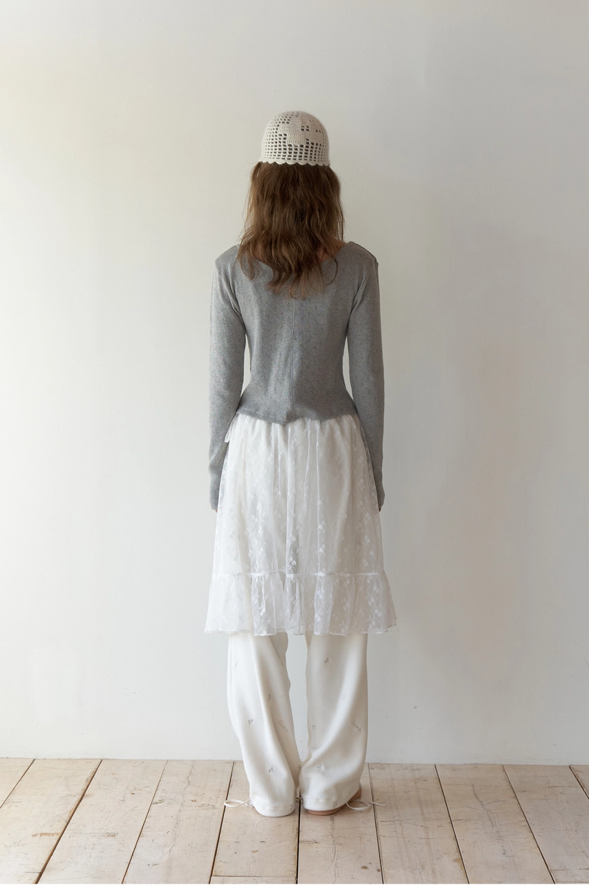 Silvery Fleece Joggers (Cream)7.jpg